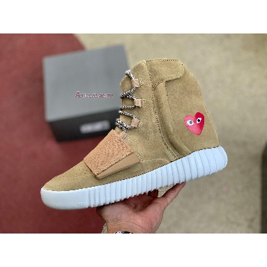 Adidas Yeezy Boost 750 x CDG PLAY Khiki JW5359 Codega/Khiki/Beige/White Sneakers