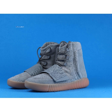 Adidas Yeezy Boost 750 Grey Gum BB1840 Light Grey/Light Grey-Gum Mens Womens Shoes