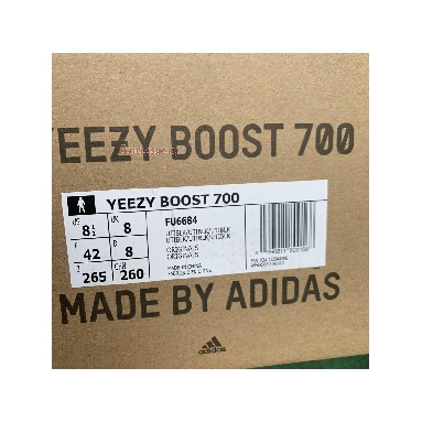 Adidas Yeezy Boost 700 V2 Vanta FU6684 Vanta/Vanta/Vanta Mens Womens Shoes