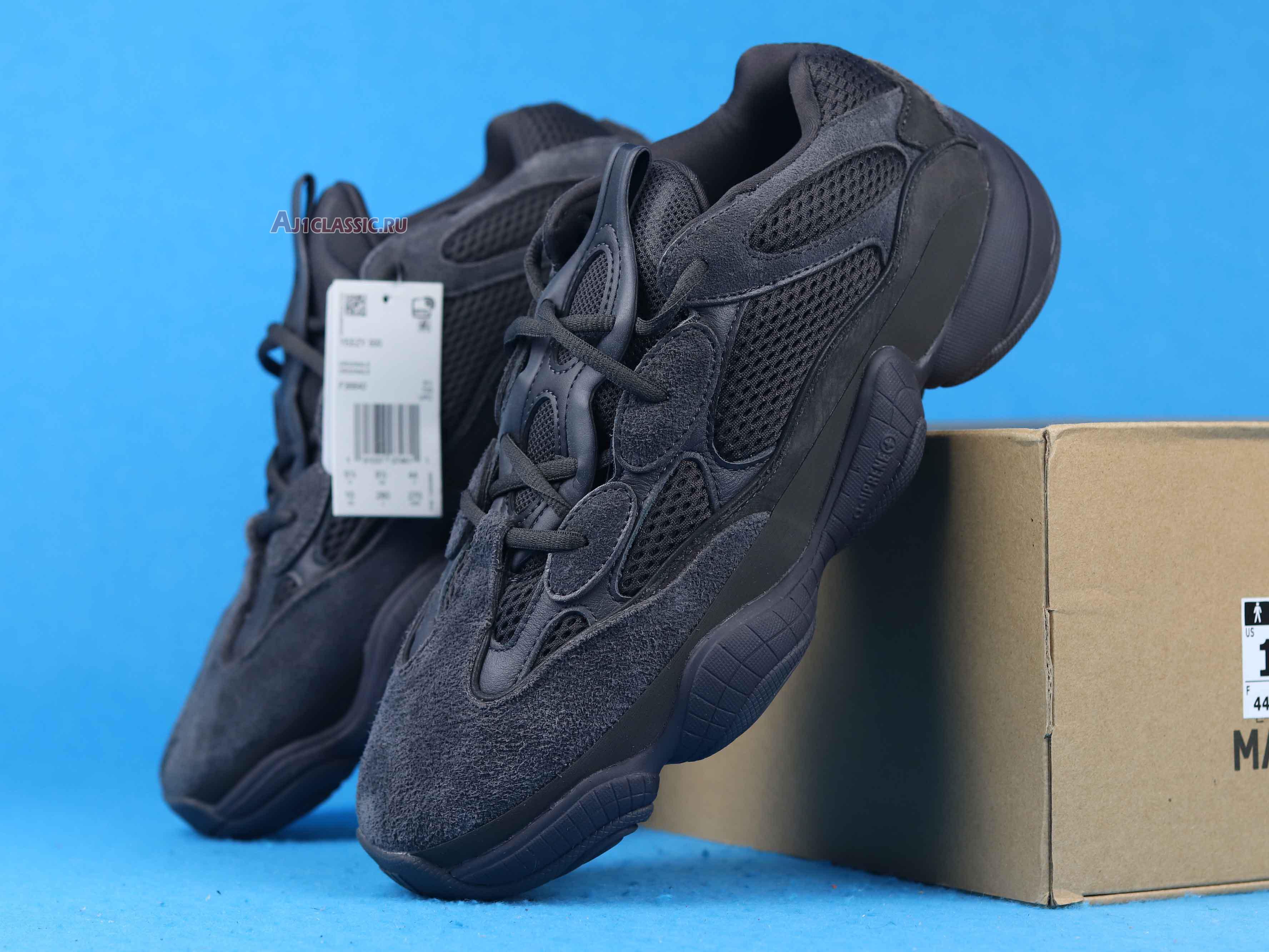 New Adias Yeezy 500 "Utility Black" F36640 Shoes