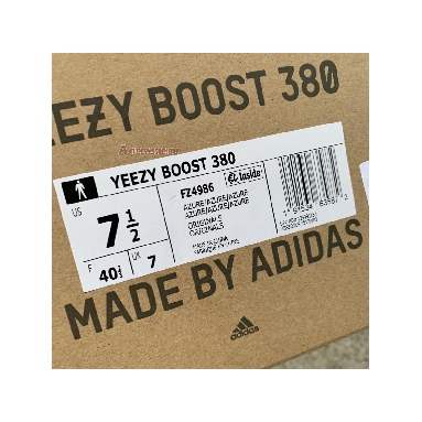 Adidas Yeezy Boost 380 Azure FZ4986 Azure/Azure-Azure Mens Womens Shoes