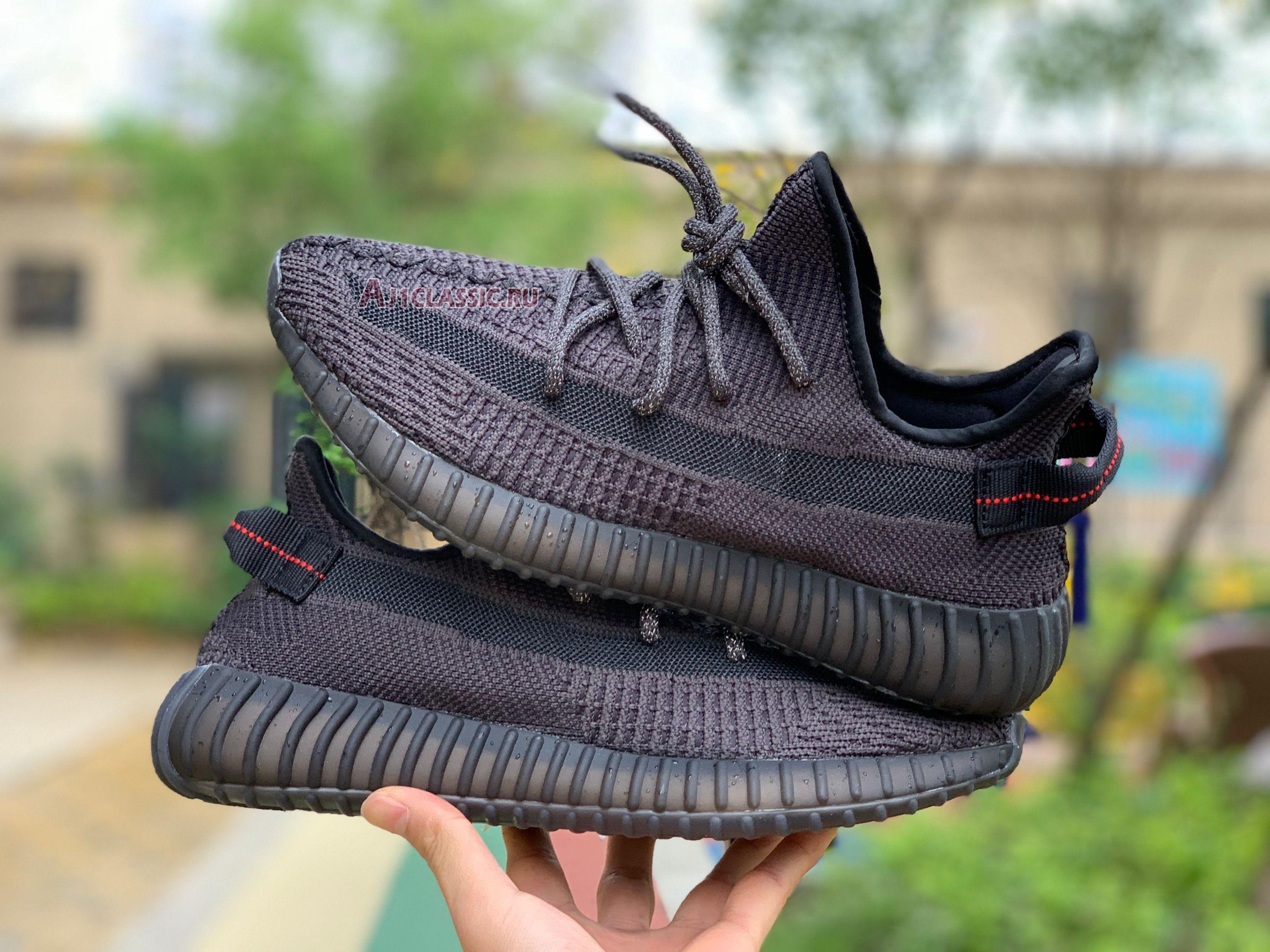 New Adidas Yeezy Boost 350 V2 "Black Non-Reflective" FU9013 Shoes