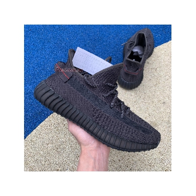 Adidas Yeezy Boost 350 V2 Black Non-Reflective FU9006 Black/Black/Black Mens Womens Shoes