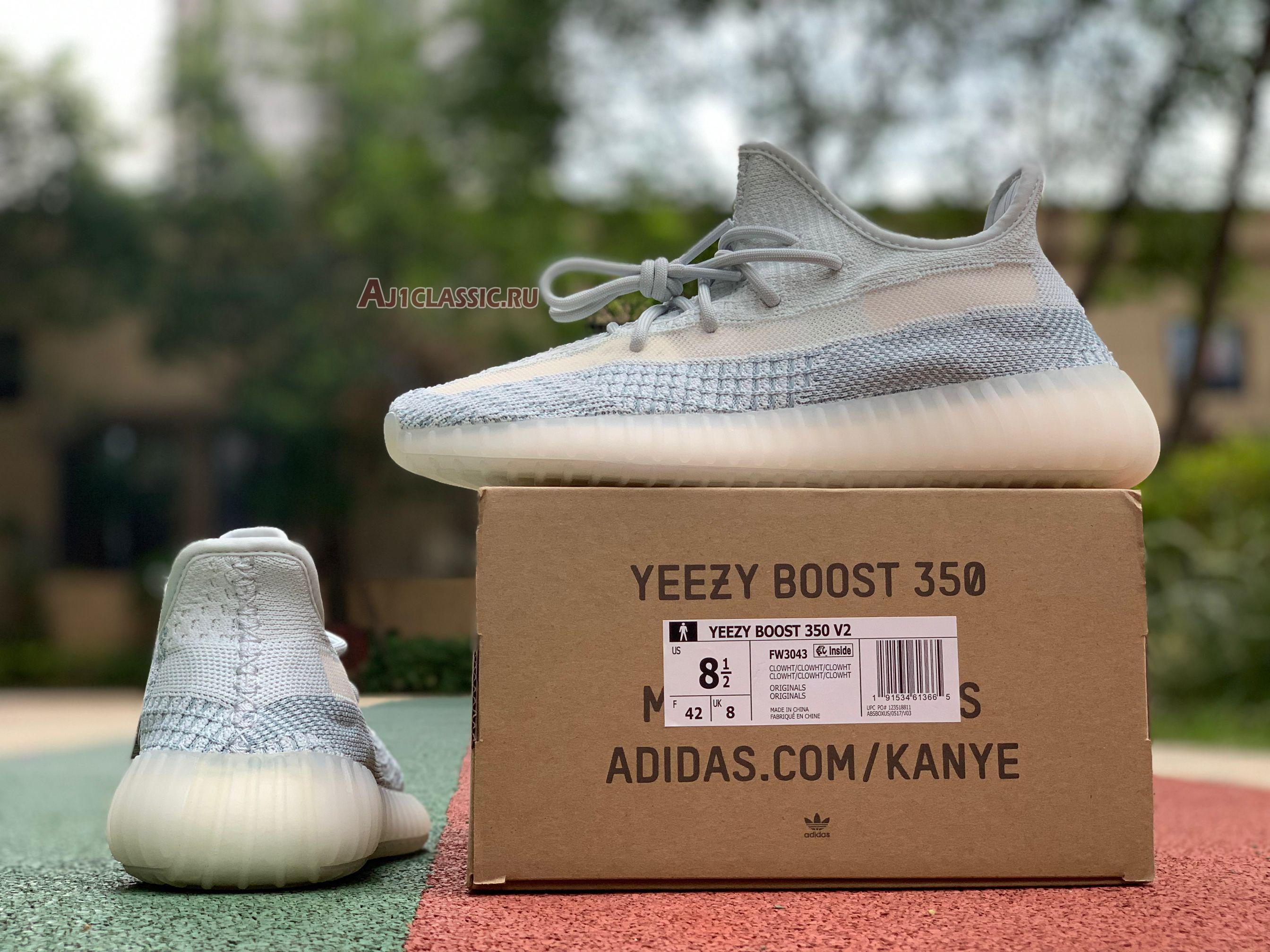 New Adidas Yeezy Boost 350 V2 "Cloud White Non-Reflective" FW3043 Shoes