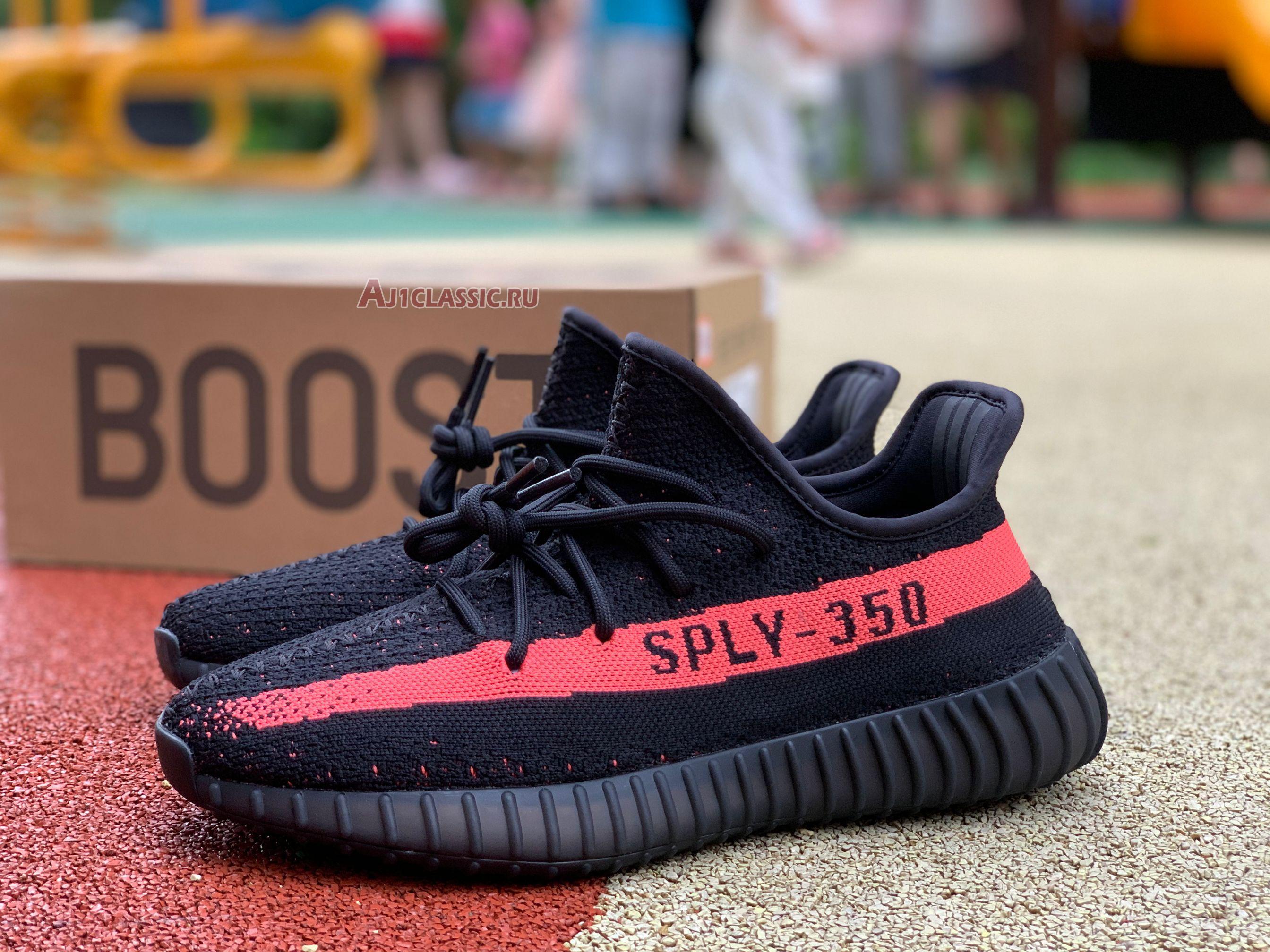 New Adidas Yeezy Boost 350 V2 "Red" BY9612 Shoes