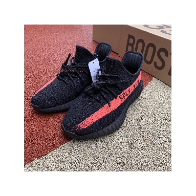 Adidas Yeezy Boost 350 V2 Red BY9612 Core Black/Red/Core Black Sneakers