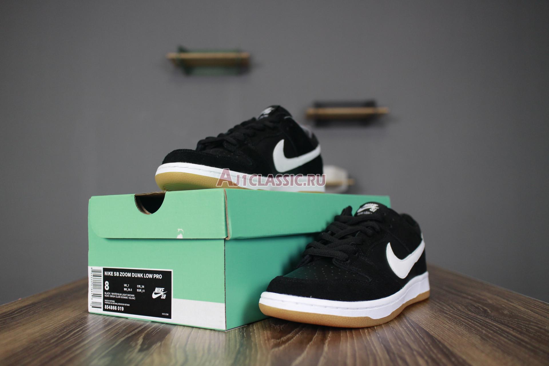 New Nike Zoom Dunk Low Pro SB "Black Gum" 854866-019 Shoes