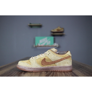 Nike SB Dunk Low Reverse Reese Forbes Wheat 883232-700 Dune/Twig/Wheat-Gum Medium Brown Mens Womens Shoes