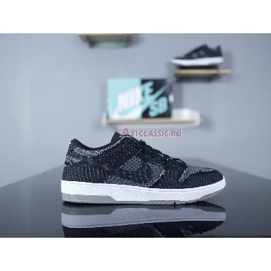 MEDICOM TOY x Nike SB Dunk Low BE@RBRICK 877063-002 Black/Black-White-Medium Grey Mens Womens Shoes