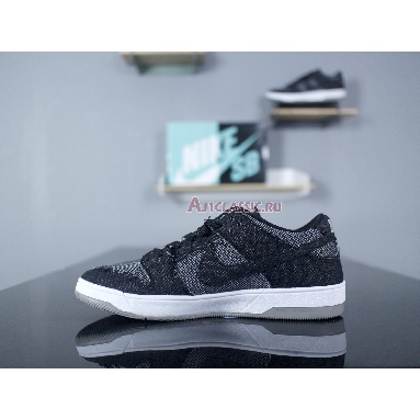 MEDICOM TOY x Nike SB Dunk Low BE@RBRICK 877063-002 Black/Black-White-Medium Grey Mens Womens Shoes