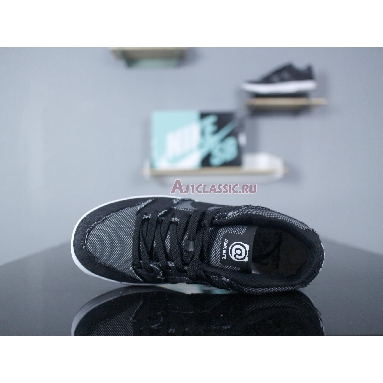 MEDICOM TOY x Nike SB Dunk Low BE@RBRICK 877063-002 Black/Black-White-Medium Grey Mens Womens Shoes