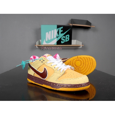 Nike Dunk Low Premium SB Yellow Lobster 313170-137 Yellow Ochre/Terra Brown Mens Womens Shoes