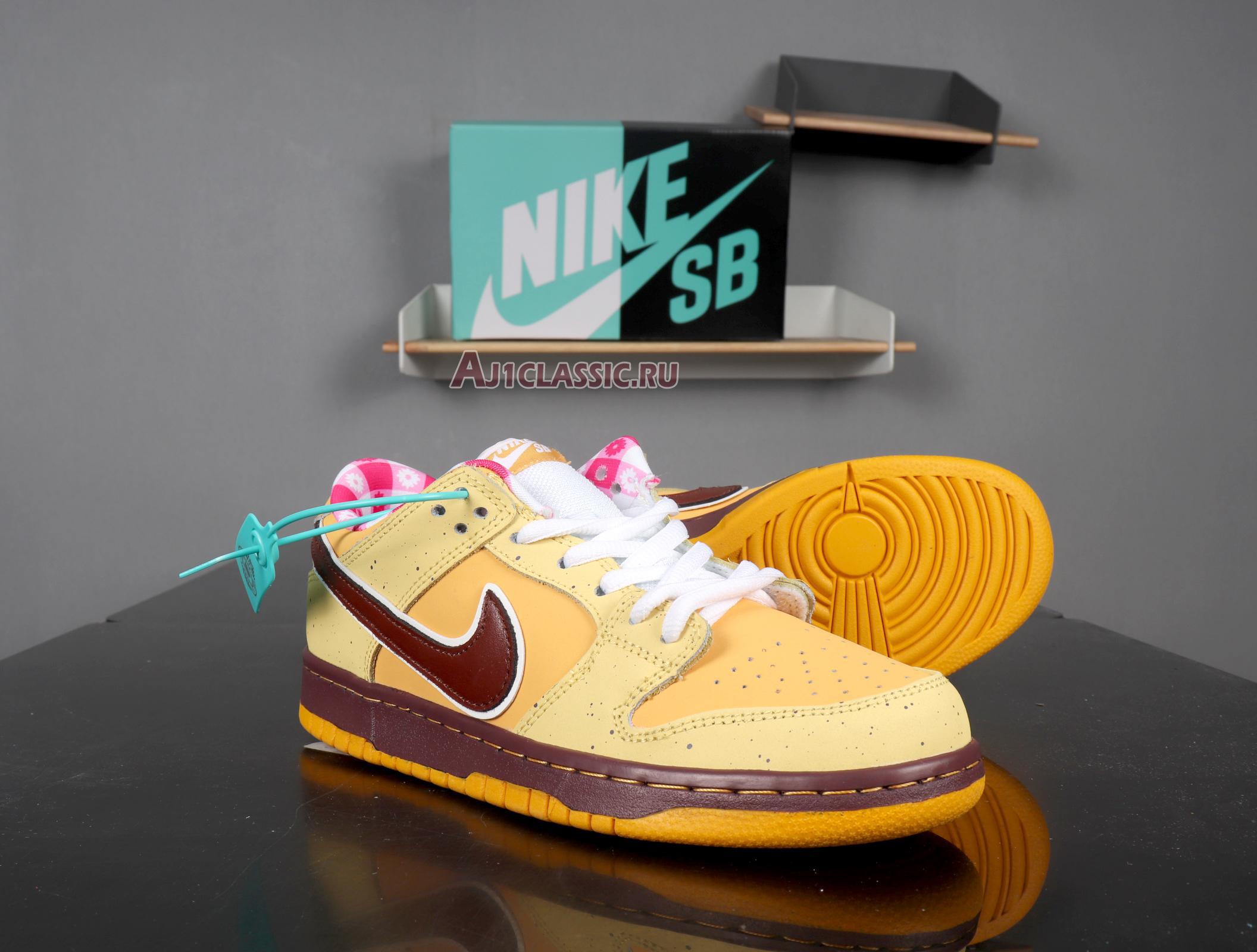 New Nike Dunk Low Premium SB "Yellow Lobster" 313170-137 Shoes