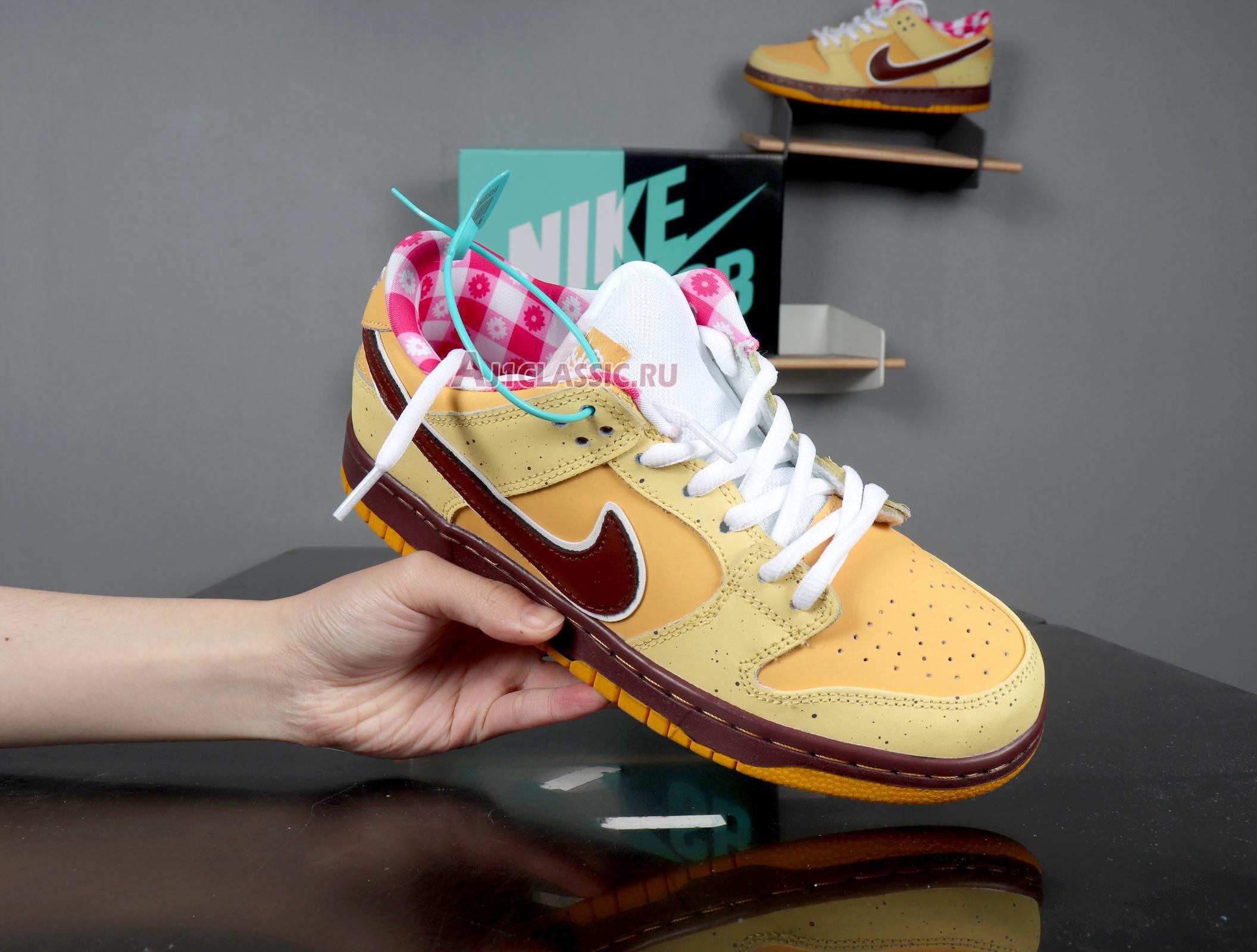 New Nike Dunk Low Premium SB "Yellow Lobster" 313170-137 Shoes