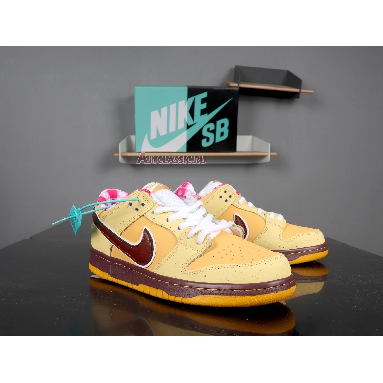 Nike Dunk Low Premium SB Yellow Lobster 313170-137 Yellow Ochre/Terra Brown Mens Womens Shoes