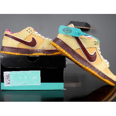 Nike Dunk Low Premium SB Yellow Lobster 313170-137 Yellow Ochre/Terra Brown Mens Womens Shoes