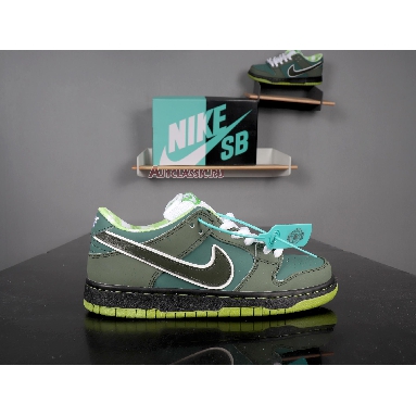 Nike Concepts x Dunk Low SB Green Lobster Special Box BV1310-337 Green Stone/Legion Green-Fir Mens Womens Shoes