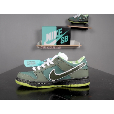 Nike Concepts x Dunk Low SB Green Lobster Special Box BV1310-337 Green Stone/Legion Green-Fir Mens Womens Shoes