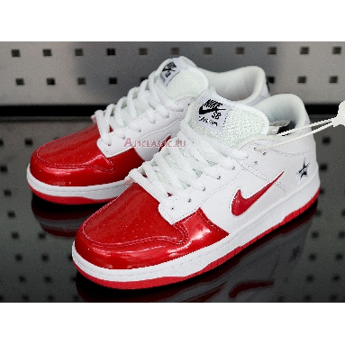 Nike Supreme x Dunk SB Low Varsity Red CK3480-600 Varsity Red/Varsity Red/White/Black Mens Womens Shoes