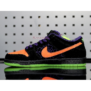 Nike Dunk Low SB Night of Mischief BQ6817-006 Black/Total Orange-Court Purple-Volt Sneakers