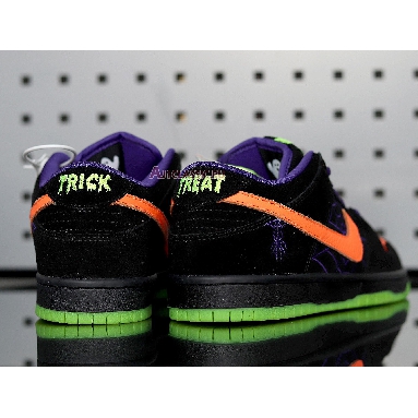 Nike Dunk Low SB Night of Mischief BQ6817-006 Black/Total Orange-Court Purple-Volt Sneakers