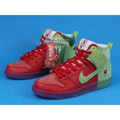 Nike Dunk High SB Strawberry Cough CW7093-600 University Red/Spinach Green/Magic Ember Sneakers