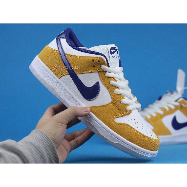 Nike Dunk Low Pro SB Laser Orange BQ6817-800 Laser Orange/Regency Purple Mens Womens Shoes