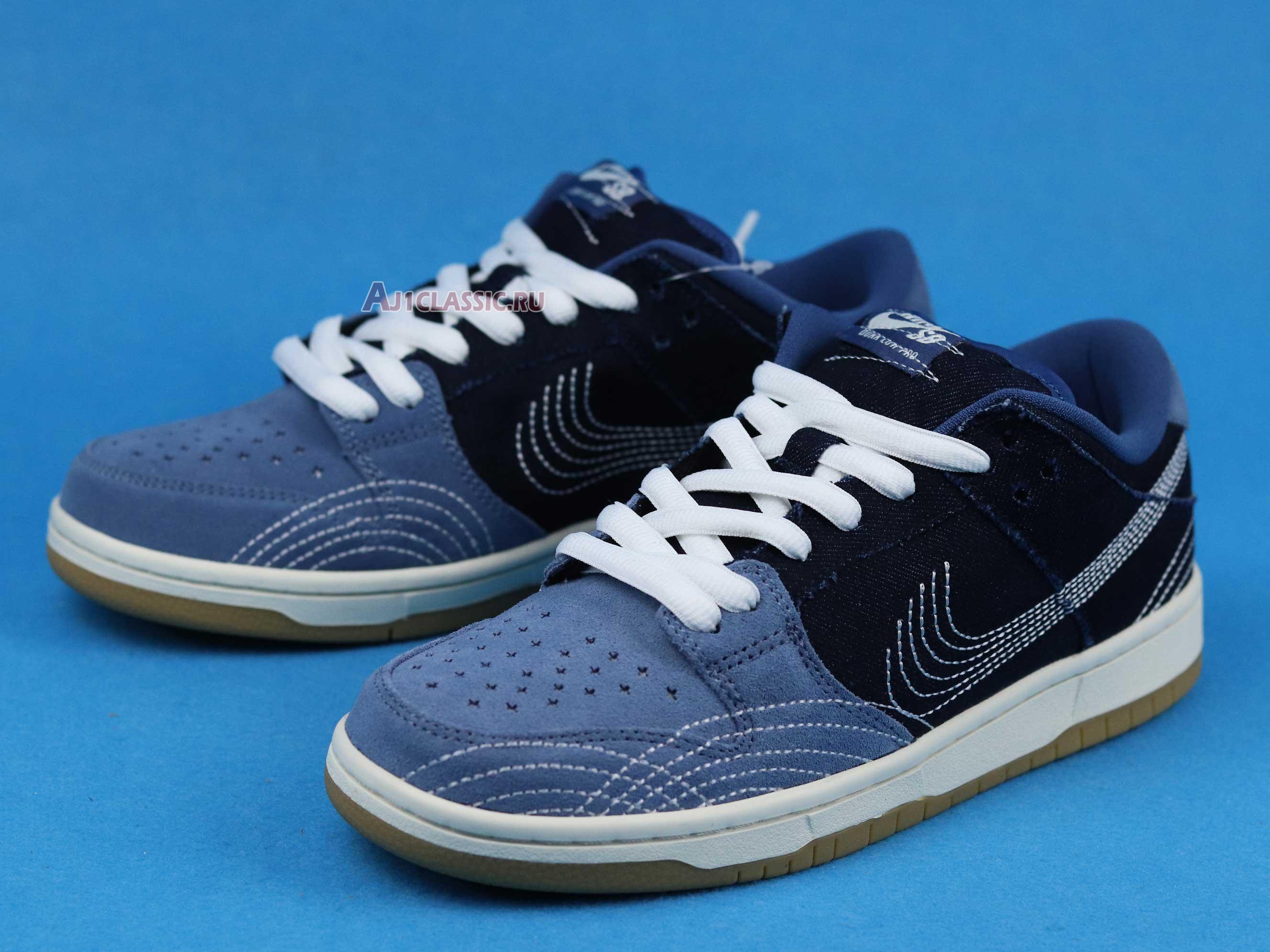 New Nike Dunk Low Pro PRM SB "Sashiko Pack" CV0316-400 Shoes