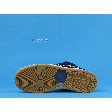 Nike Dunk Low Pro PRM SB Sashiko Pack CV0316-400 Mystic Navy/Mystic Navy/Gum Light Brown Mens Womens Shoes