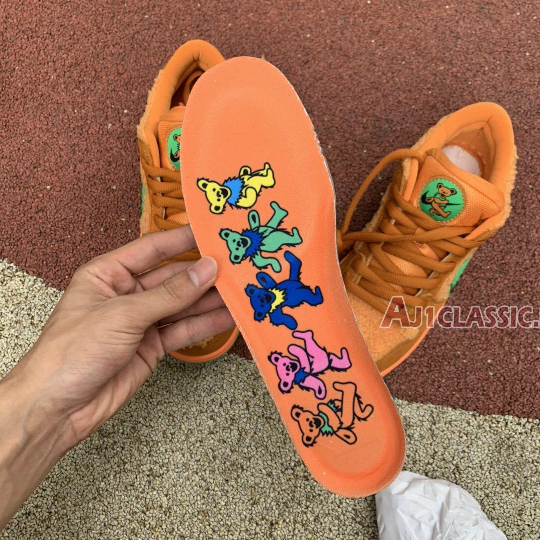 Grateful Dead x Nike SB Dunk Low "Orange Bear" CJ5378-800