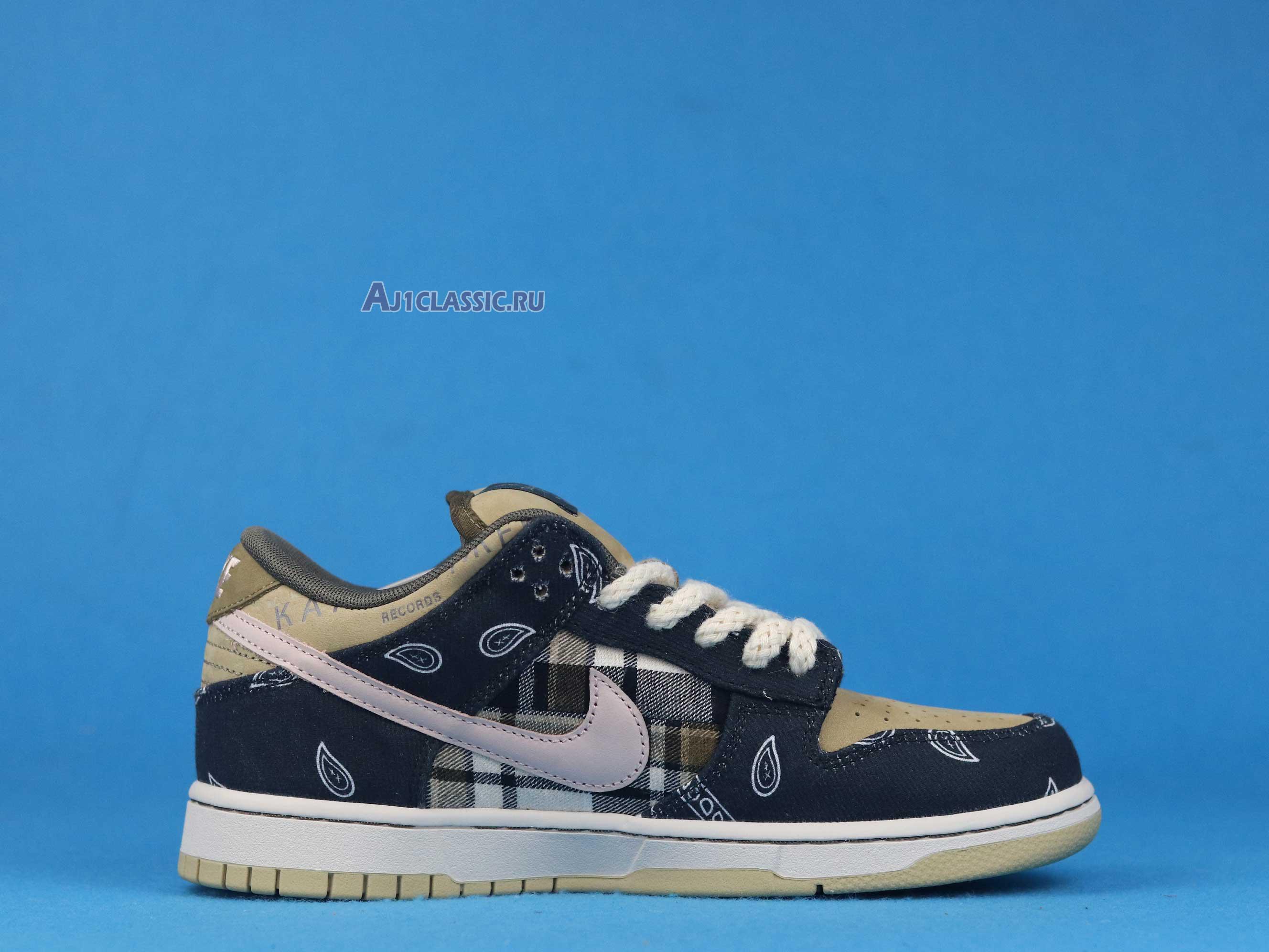 New Nike Travis Scott x Dunk Low Premium QS SB "Cactus Jack" CT5053-001 Shoes