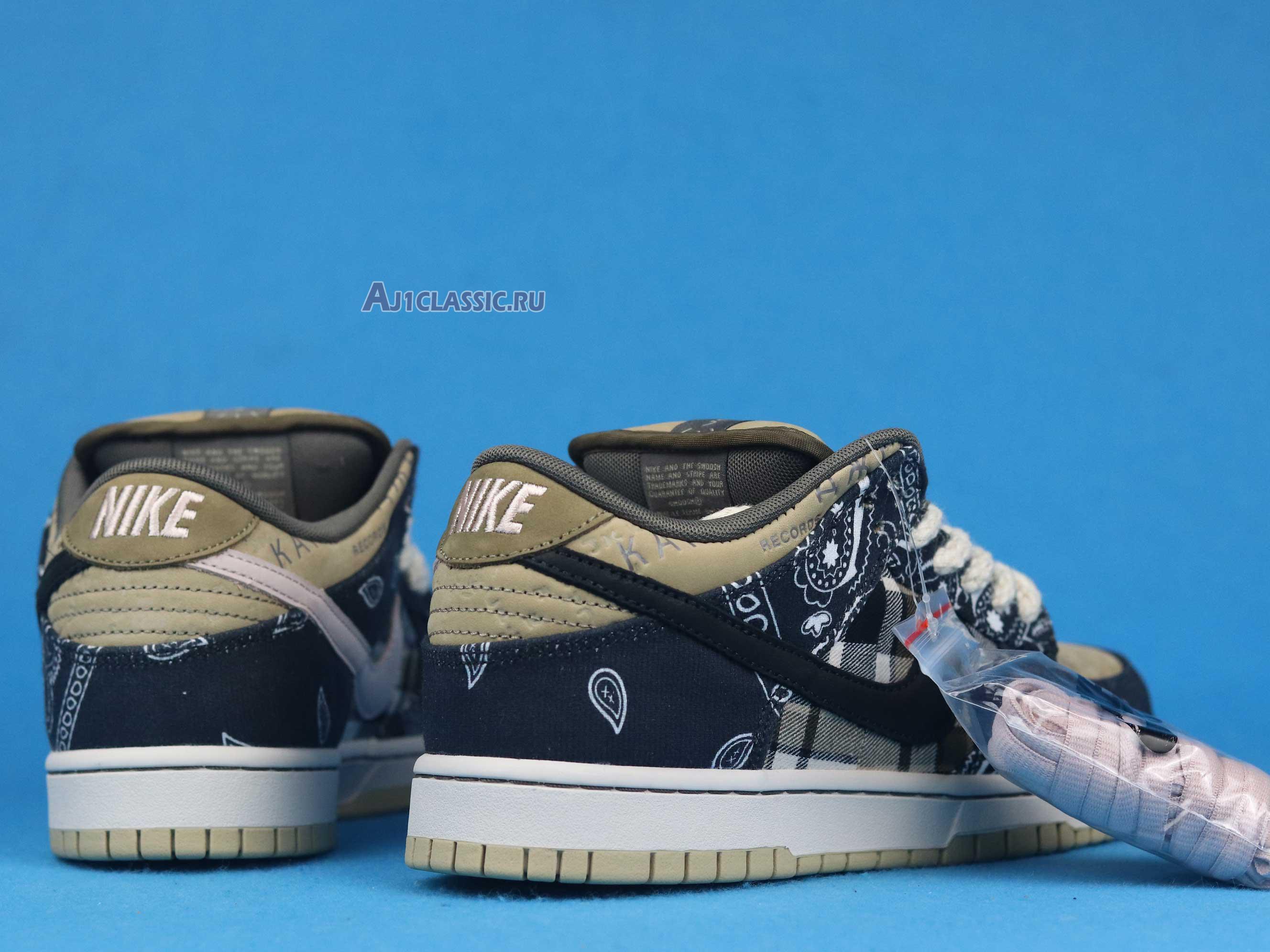 New Nike Travis Scott x Dunk Low Premium QS SB "Cactus Jack" CT5053-001 Shoes