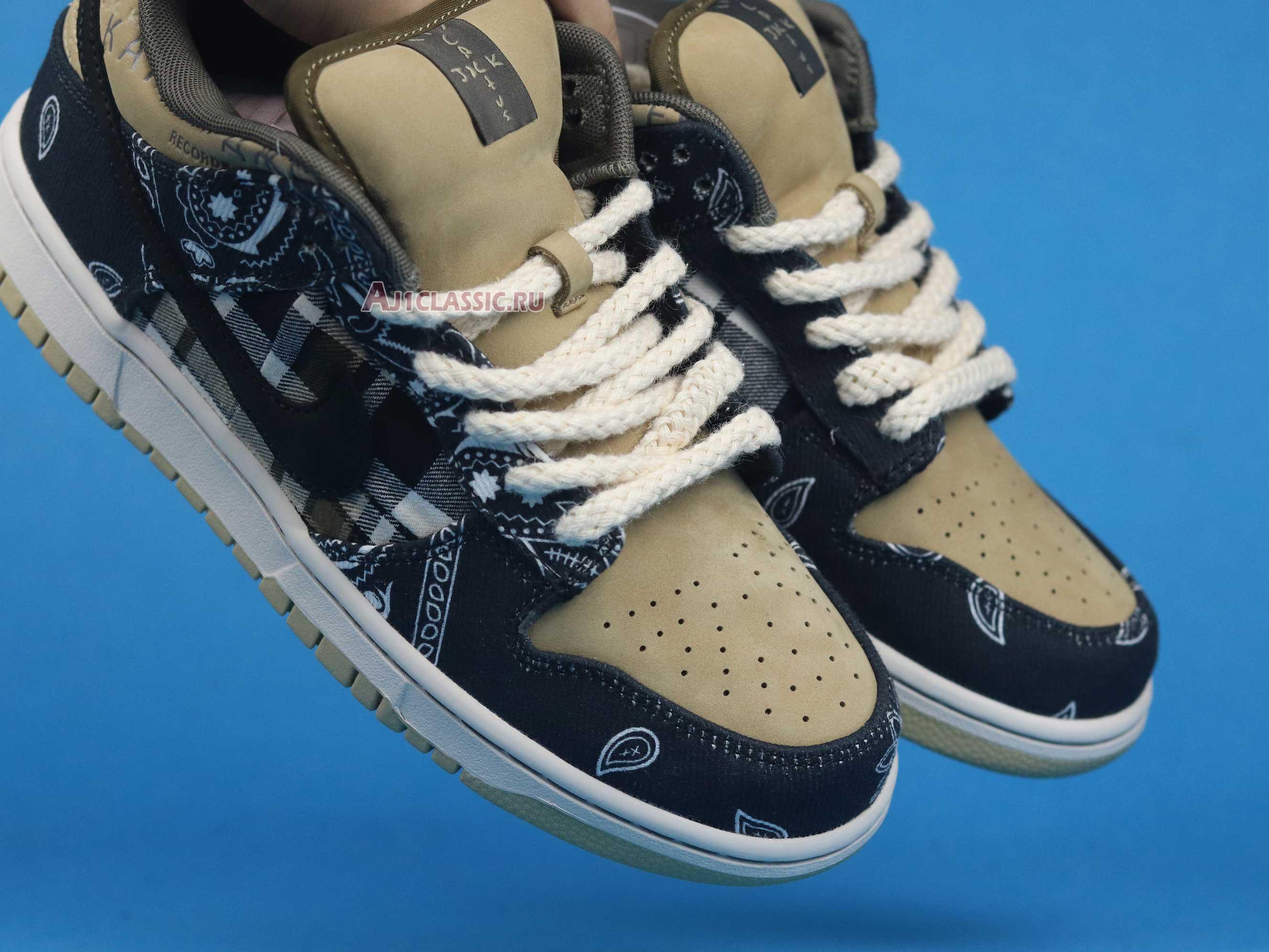 New Nike Travis Scott x Dunk Low Premium QS SB "Cactus Jack" CT5053-001 Shoes