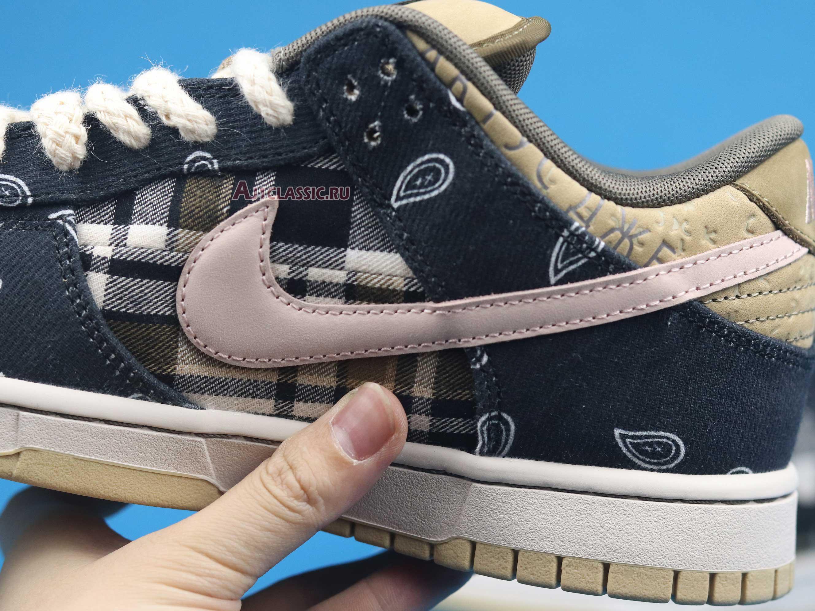 New Nike Travis Scott x Dunk Low Premium QS SB "Cactus Jack" CT5053-001 Shoes