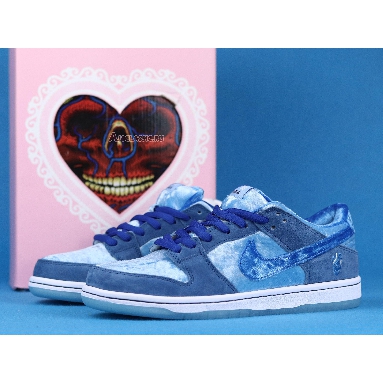 Nike StrangeLove x Dunk Low SB Blue Valentines Day CT2552-400 Blue/White Mens Womens Shoes