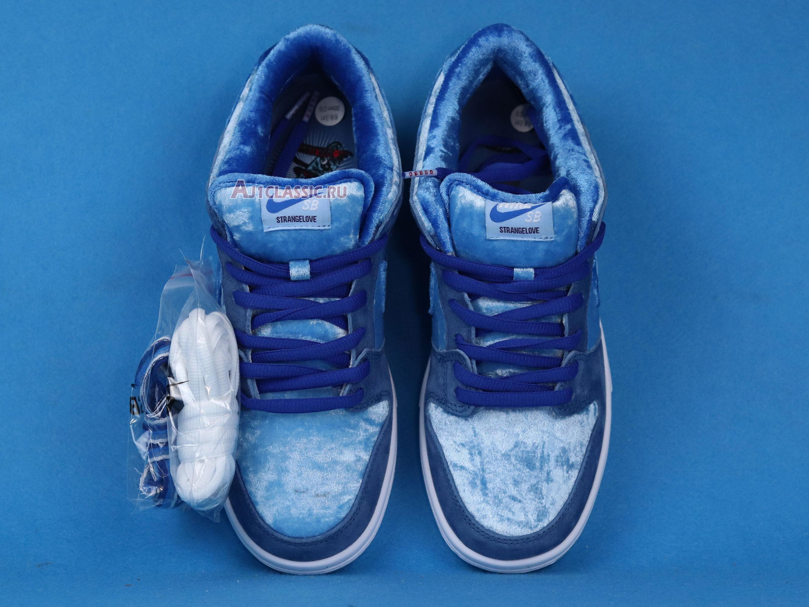 New Nike StrangeLove x Dunk Low SB "Blue Valentines Day" CT2552-400 Shoes