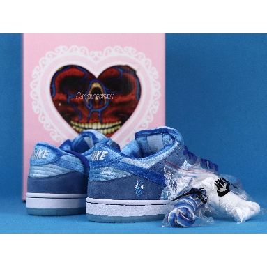 Nike StrangeLove x Dunk Low SB Blue Valentines Day CT2552-400 Blue/White Mens Womens Shoes