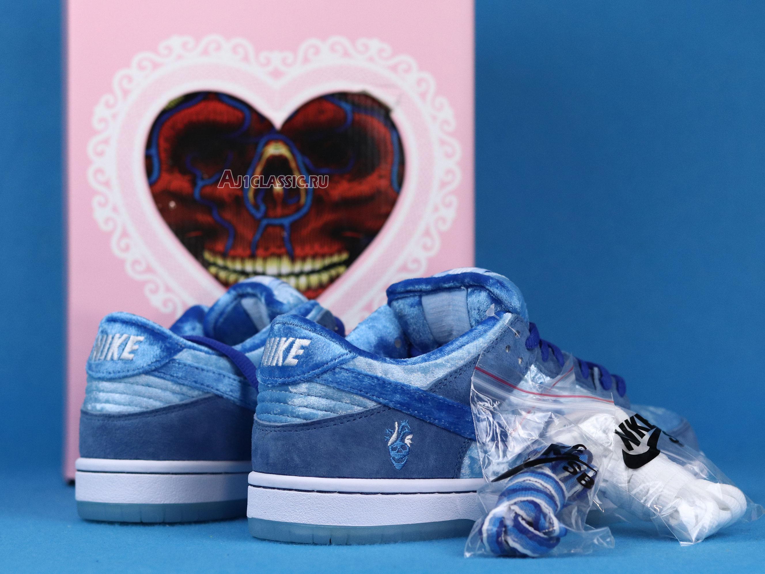 New Nike StrangeLove x Dunk Low SB "Blue Valentines Day" CT2552-400 Shoes