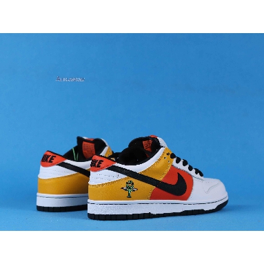 Nike Dunk Low Pro SB Raygun 304292-802 Orange Flash/Black-White Mens Womens Shoes