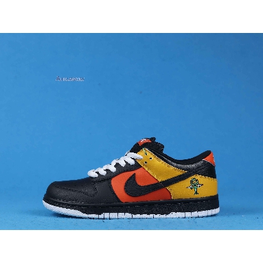 Nike Dunk Low Pro SB Raygun 304292-803 Orange Flash/Black-Black Mens Womens Shoes