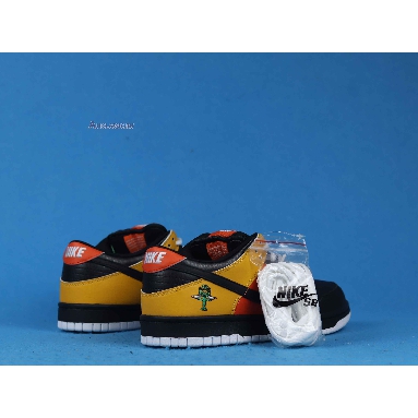 Nike Dunk Low Pro SB Raygun 304292-803 Orange Flash/Black-Black Mens Womens Shoes