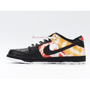 Nike Dunk SB Low Tie-Dye Raygun - Black BQ6832-001 Black/Orange Flash Mens Womens Shoes