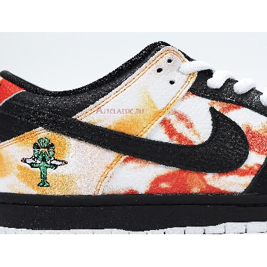 Nike Dunk SB Low Tie-Dye Raygun - Black BQ6832-001 Black/Orange Flash Mens Womens Shoes