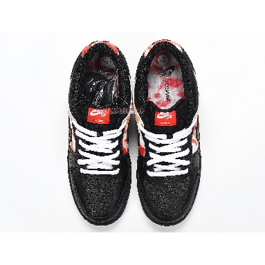 Nike Dunk SB Low Tie-Dye Raygun - Black BQ6832-001 Black/Orange Flash Mens Womens Shoes