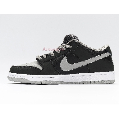 Nike Dunk Low SB J-Pack Shadow BQ6817-007 Black/Medium Grey-Black-White Mens Womens Shoes