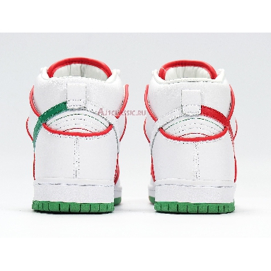 Nike Paul Rodriguez x Dunk High Premium SB Mexican Boxing CT6680-100 White/University Red Mens Womens Shoes