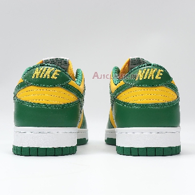 Nike Dunk Low SP Brazil 2020 CU1727-700 Varsity Maize/Pine Green-White Mens Womens Shoes