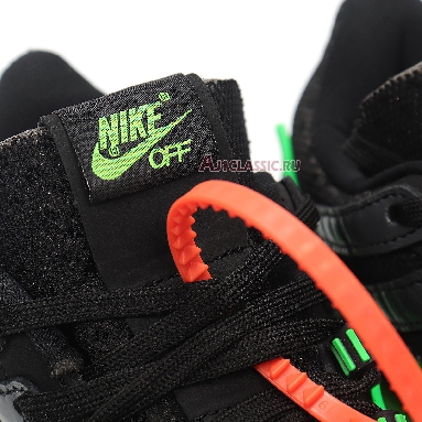 Nike Off-White x Air Rubber Dunk Green Strike CU6015-001 Black/White/Green Strike Mens Womens Shoes