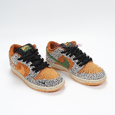 Nike Dunk Low Pro SB Safari CD2563-002 Neutral Grey/Kumquat-Desert Ochre Mens Womens Shoes