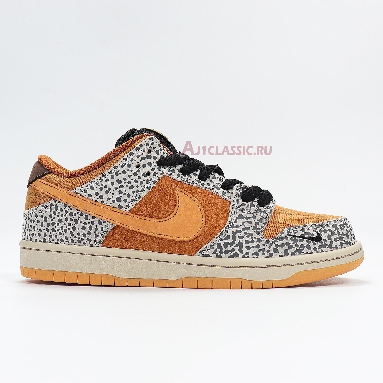 Nike Dunk Low Pro SB Safari CD2563-002 Neutral Grey/Kumquat-Desert Ochre Mens Womens Shoes